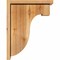 Ekena Millwork Del Monte Rough Sawn Corbel w/Backplate, Western Red Cedar, 8"W x 14"D x 18"H COR08X14X18DEL01RWR - alternate 2